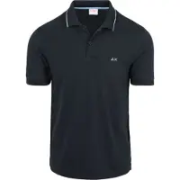 Sun68 Polo Petites Rayures Collar Marine Bleu Bleu foncé taille XL
