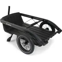 Hamax Remorque Vélo Enfant Venture Noire - Transport Sûr Et Confortable -