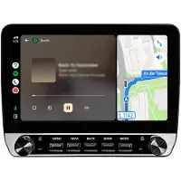 AWESAFE Autoradio Android 15 de 10,1 pouces, 2+64 Go, pour Skoda Superb II Combi 3T 2008-2013, CarPlay sans fil, Android Auto, WiFi, GPS, navigation, RDS, DSP, DAB+, BT, avec bouton rotatif