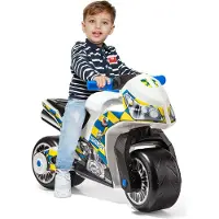 MOLTO Big Police Ride On Blanc 18 Months Enfants