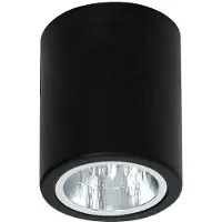 HowHomely Plafond-Downlight Noir Métal 11 cm x 11 cm x 12,5 cm