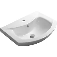 A&n&a aqualine ZERO lavabo en céramique 55x43,5cm, blanc