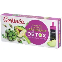 Gerlinéa Détox Shot Artichaut à Saveur Pomme 7x10 ml Ampoule(S) Buvable(S)
