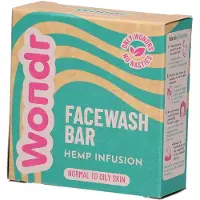 WONDR CARE Barre de lavage pour le visage Hemp Infusion 82 g Savon