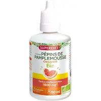 SuperDiet Extrait de Pépins de pamplemousse 1600 mg BIO - 10% avec le code: 926CE 50 ml Goutte(S) Orale(S)