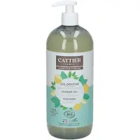 Cattier Gel douche 1L sans sulfate - Parfum Citron - Menthe 1000 ml Gel Douche