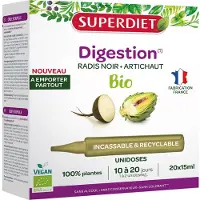 SuperDiet Radis Noir - Artichaut BIO Unidoses 20x15 ml Ampoule(S)