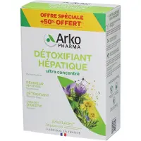 Arkopharma Arkofluides Détoxifiant Hépatique 20 Ampoules + 10 Ampoules Offertes 300 ml Solution Orale
