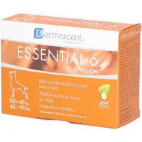 Dermoscent Essential 6 Spot On 20-40kg Dog Supplement 4 Units Orange