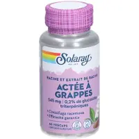 Solaray Racine et Extrait de Racine Actée à Grappes 60 pc(s) Capsule(S)