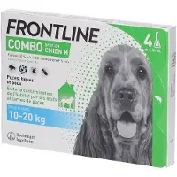 Frontline Combo Spot-On Chien M 10-20 kg 4 pc(s) Pipette(S) Unidose(S)
