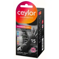 Ceylor Rainbow Love 15 pc(s) Préservatif(S)