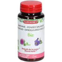 SuperDiet Bardane Pensée sauvage Bio Beauté de la peau 80 pc(s) Comprimé(S)