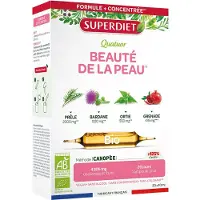 SuperDiet SUPER DIET Quatuor Bio Beauté de la peau Ampoule - 10% avec le code: 926CE 20 pc(s) Ampoule(S) Buvable(S)