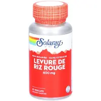 Solaray Levure de Riz Rouge 45 pc(s) Capsule(S)