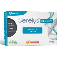 Serelys Pharma Sérélys Homme, Gélule, complément alimentaire pour l'andropause, bt 30 30 pc(s) Capsule(S)