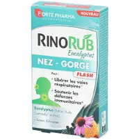 Forte pharma RINORUB NEZ GORGE 15 pc(s) Comprimé(S)