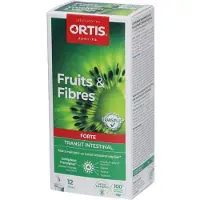 Ortis Fruits & Fibres Forte Complexe Transiplus 12x10 g Sachet(S)