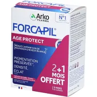 Arkopharma Forcapil Age Protect Cheveux blancs et ternes 90 comprimés