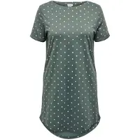 ONLY Carmakoma Robe vert / blanc