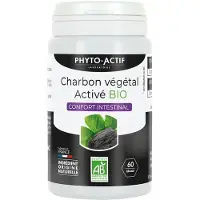 Phyto -ACTIF Charbon Végétal Activé Bio 60 pc(s) Capsule(S)