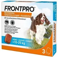 No FRONTPRO Anti puces et tiques chiens 10-25 kg 3 pc(s) Comprimé(S)