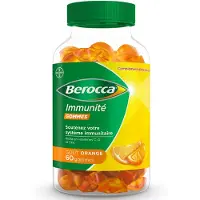 Berocca Immunité gommes Multivitamines et minéraux Soutient le système immunitaire au quotidien 60 pc(s) Gomme Aux Fruits