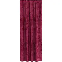 vidaXL Rideaux de velours avec rideaux 2 pcs rouge vin 245 x 140 cm velours
