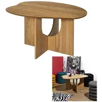 Home Deco Factory Table Basse - - CALYPSO - Marron - Design