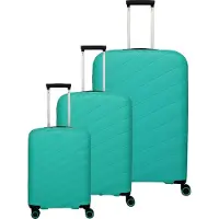 Travelite trolley Burano 4W Trolley-Set L / M / S Aqua turquoise 75cm