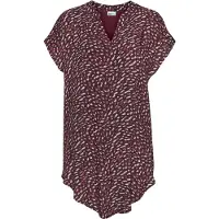 Beach time Chemisier lilas / bordeaux / blanc