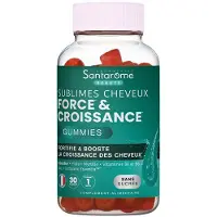 Santarome Sublimes Cheveux Gummies Force & Croissance 30 pc(s) Gomme Aux Fruits