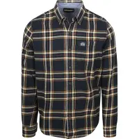 Superdry pour homme. M4011047A Chemise marine Lumberjack (XXL), Casuel, Coton, Manche longue