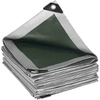 Famanu Bâche imperméable Rootz - Bâche d'extérieur - Bâche de protection - Résistante aux UV - Indéchirable - Facile à installer - 4 m x 8 m