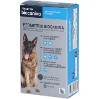 Biocanina APE PERMETRIX GRANDS CHIENS - Spot on, solution cutanée antiparasitaire externe 12 ml Pipette(S) Unidose(S)