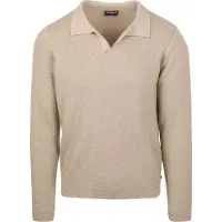 Suitable Pull Riva Structure Mélangé Sable Beige taille XXL