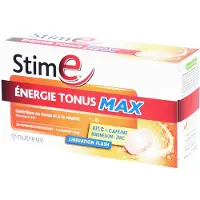 Nutreov Stime Énergie Tonus Max vitamine C B caféine magnésium zinc 30 pc(s) Comprimé(S)
