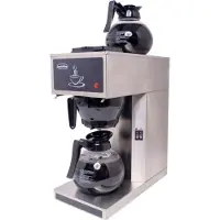 CombiSteel Machine à café avec 2 carafes en verre, 1,8 litre et 1,8 litre/5 min