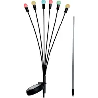 Saska Garden Lampa Solarna Tańczące Na Wietrze Kuleczki Kolorowe 6 LED 72cm (IP44)