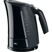 Braun Bouilloire électrique Multiquick 5 - 1,6 L - Noir - Système d’ébullition rapide