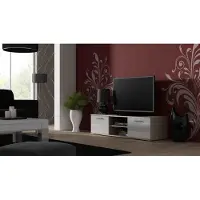 Cama Support TV SOHO 140 chêne sonoma/blanc brillant