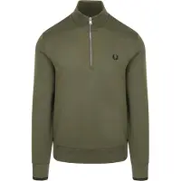 Fred perry Pull Demi-Zip Foncé Z50 Vert Vert foncé taille XL