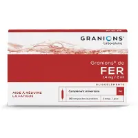Granions de Fer 30x2 ml Ampoule(S) Buvable(S)