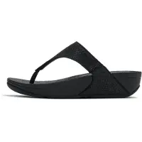FitFlop Séparateur d'orteils 'Lulu Shimmerglitz Toe-Post' noir