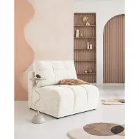 Miuform Lulu Canapé modulable 1 place - 96 x 96 cm - Beige - Canapé-lit Canapé modulable