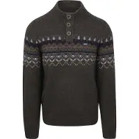 New Zealand NZA Pull Iker Nordic Wool Blend Noisette