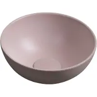 Sapho MINOR lavabo en béton à poser, diamètre 26cm, rose mat