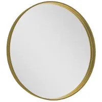 Sapho Miroir NOTION avec cadre, rond, ø 60 cm, or mat