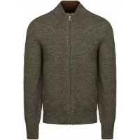 State of Art Cardigan Structure Mélange Marron