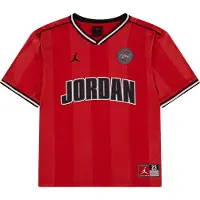 Jordan T-Shirt gris fumé / rouge / noir / blanc